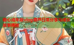 糖心成年版vlog葫芦日常分享与成长故事揭秘