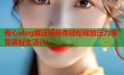 糖心vlog解压码带你轻松释放压力享受美好生活(1)
