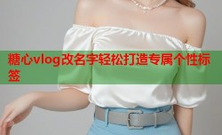 糖心vlog改名字轻松打造专属个性标签