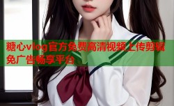 糖心vlog官方免费高清视频上传剪辑免广告畅享平台