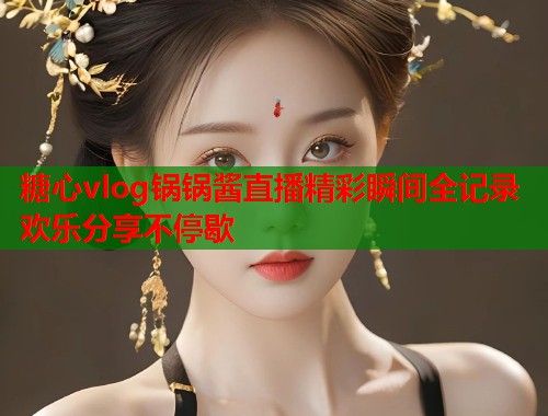 糖心vlog锅锅酱直播精彩瞬间全记录欢乐分享不停歇  第1张